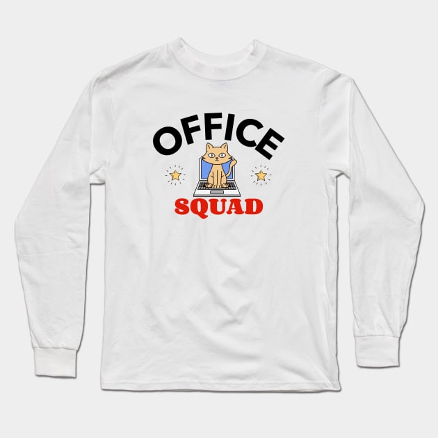 Office Squad Long Sleeve T-Shirt by Mountain Morning Graphics